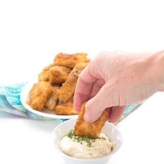 Keto Air Fryer Fish Sticks