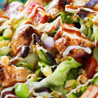 Grilled BBQ Chicken Salad