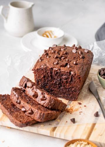 Healthy Chocolate Banana Bread