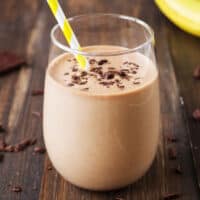 Chocolate Peanut Butter Banana Smoothie