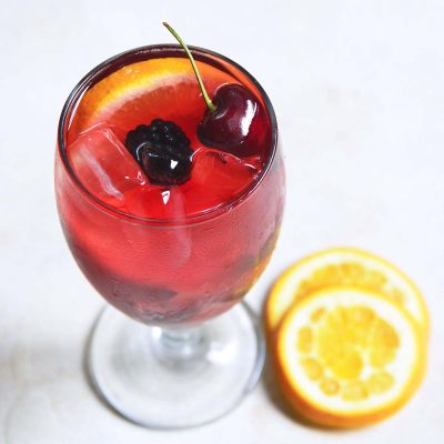 Keto Sangria Mocktail Recipe