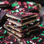 Low Carb Cracker Toffee