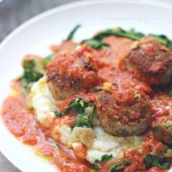 Italian pork And parmesan meatballs